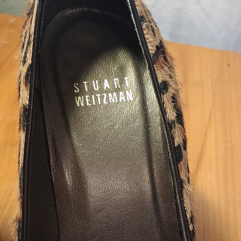 Stuart Weitzman Cheetah Heels Size 6 - Picture 6 of 15